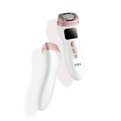 Mini HIFU Facial Lifting Device — RF, EMS & Ultrasonic Skin Tightening for Face, Chin, Neck & Eyes