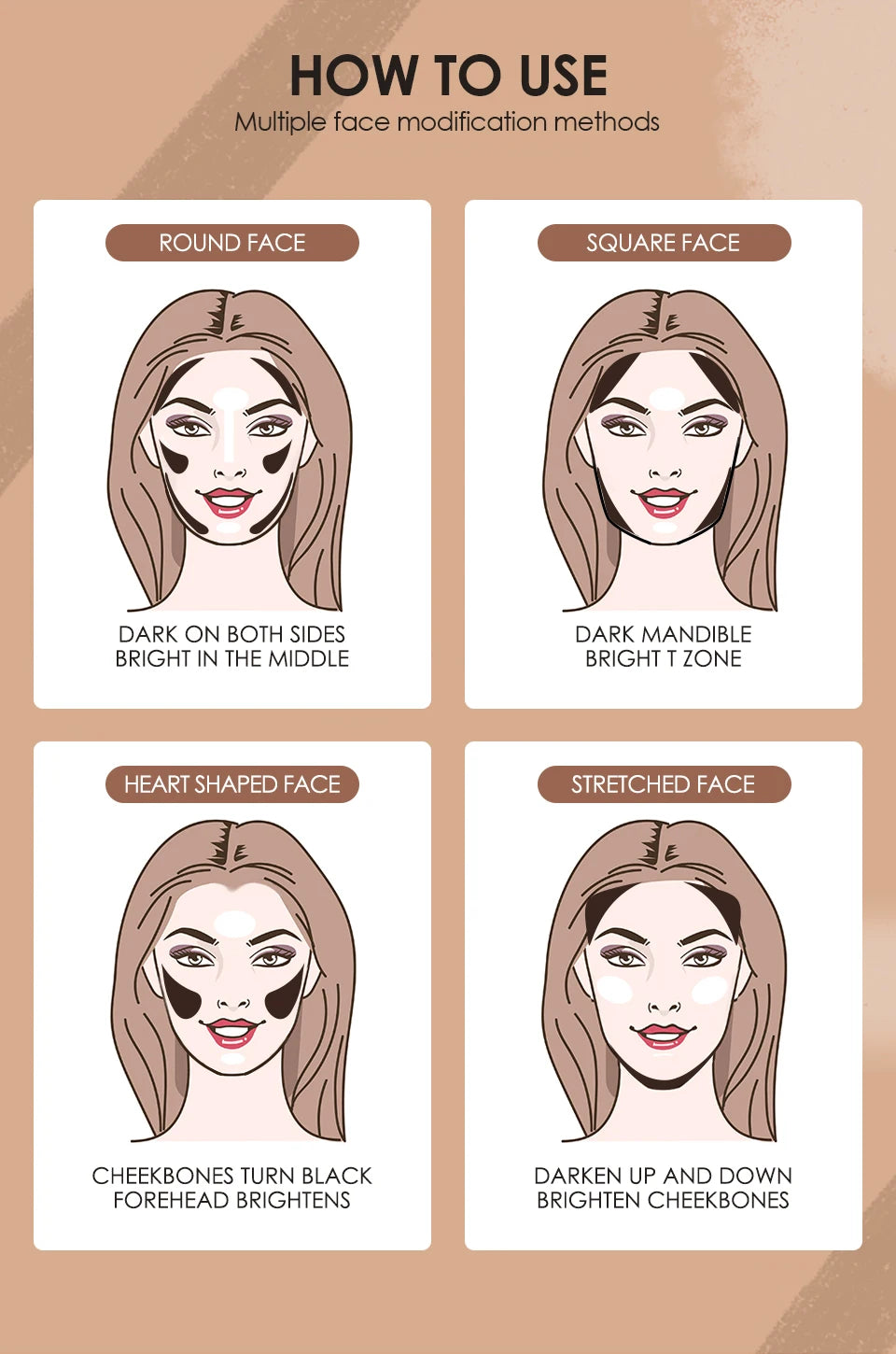 O.TWO.O Double Head Contour & Highlight Stick — Sculpt, Define & Brighten in One