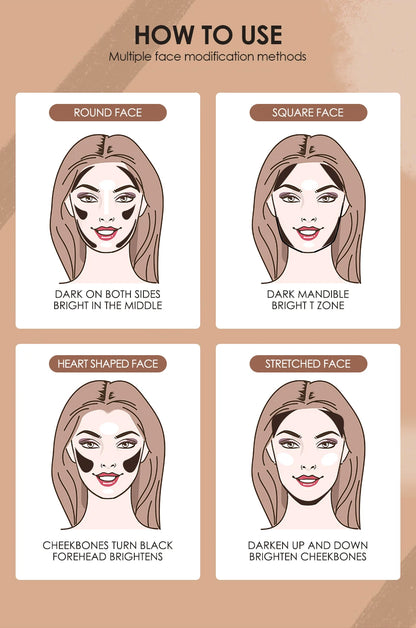 O.TWO.O Double Head Contour & Highlight Stick — Sculpt, Define & Brighten in One