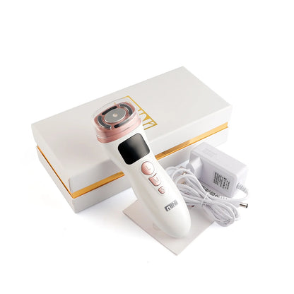 Mini HIFU Facial Lifting Device — RF, EMS & Ultrasonic Skin Tightening for Face, Chin, Neck & Eyes