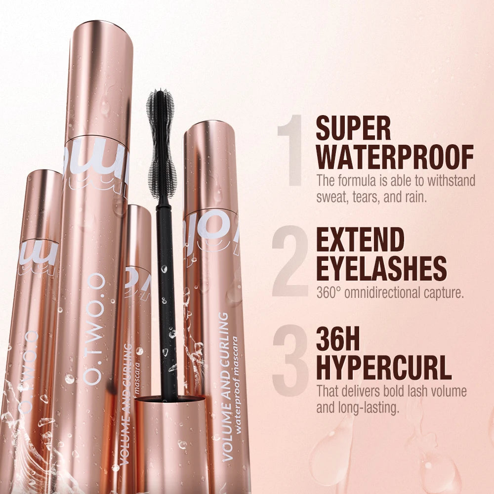 O.TWO.O Mascara & Eyeliner Set — Waterproof, Volumising & Long-Wearing Eye Makeup Duo