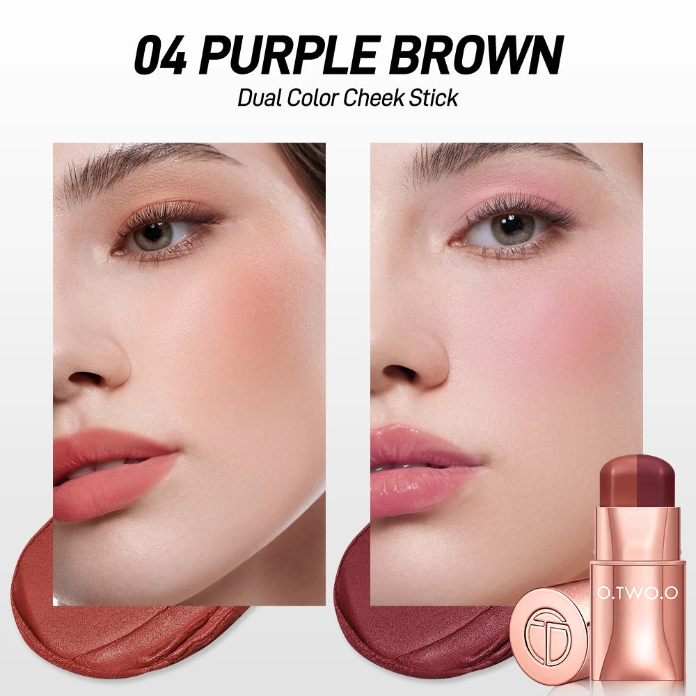 O.TWO.O 3-in-1 Cream Blush Stick — Eyes, Cheeks & Lips