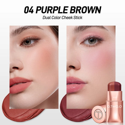 O.TWO.O 3-in-1 Cream Blush Stick — Eyes, Cheeks & Lips