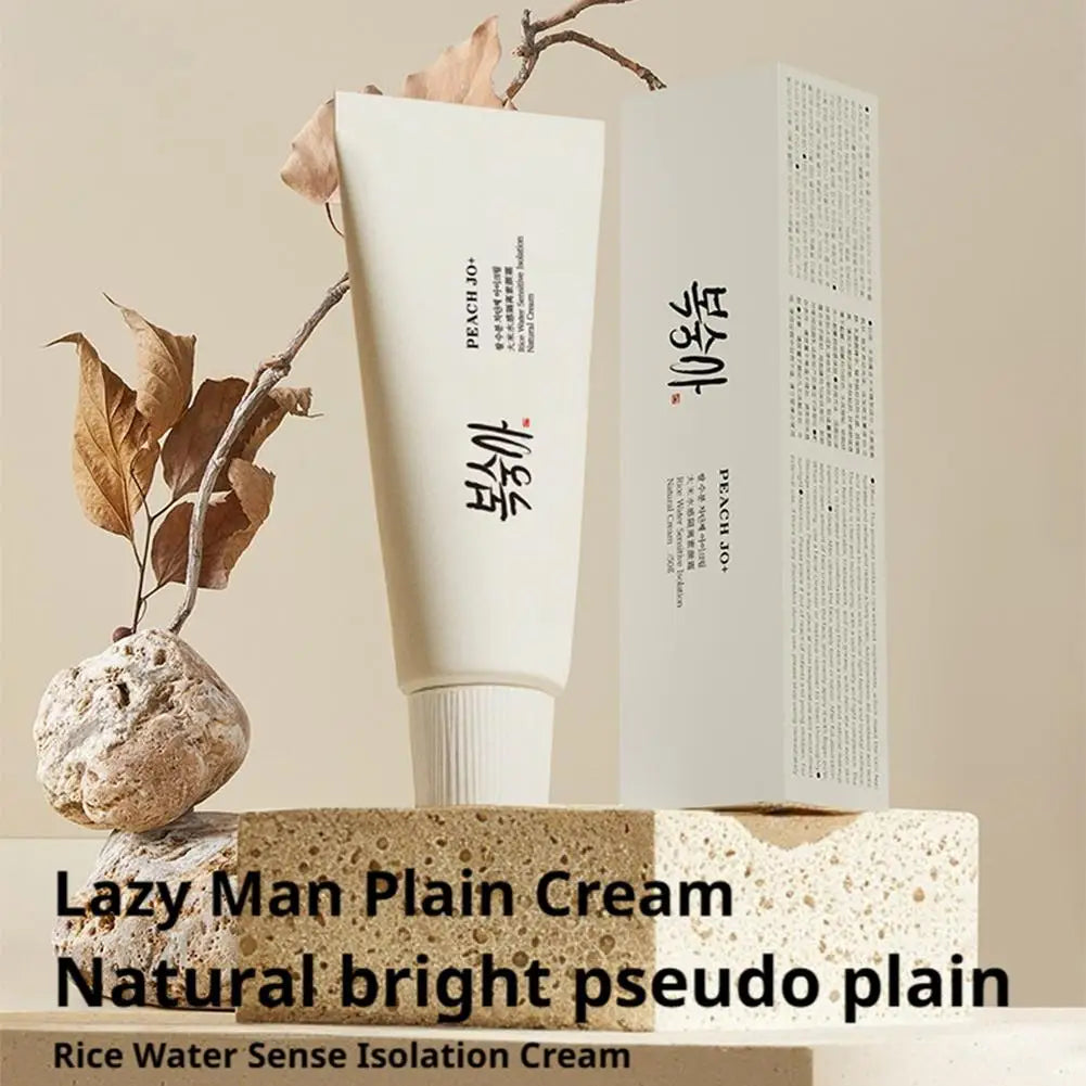 Korean Rice SPF50+ Sunscreen — Waterproof, Lightweight Concealer & Moisturiser for Face & Body