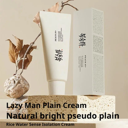 Korean Rice SPF50+ Sunscreen — Waterproof, Lightweight Concealer & Moisturiser for Face & Body