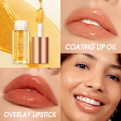 O.TWO.O Lip Oil Gloss — Moisturising, Non-Sticky & Plumping Lip Treatment