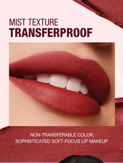 O.TWO.O Matte Lipstick — 24H Waterproof, Non-Stick & Velvet Finish in 8 Shades
