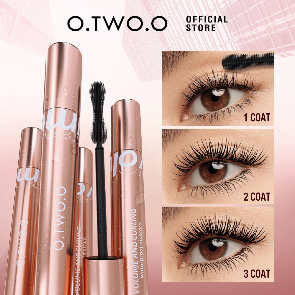 O.TWO.O Mascara & Eyeliner Set — Waterproof, Volumising & Long-Wearing Eye Makeup Duo