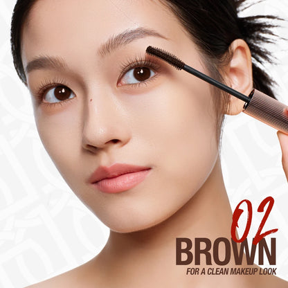 O.TWO.O 4D Mascara — Waterproof Volume & Length, Non-Smudging