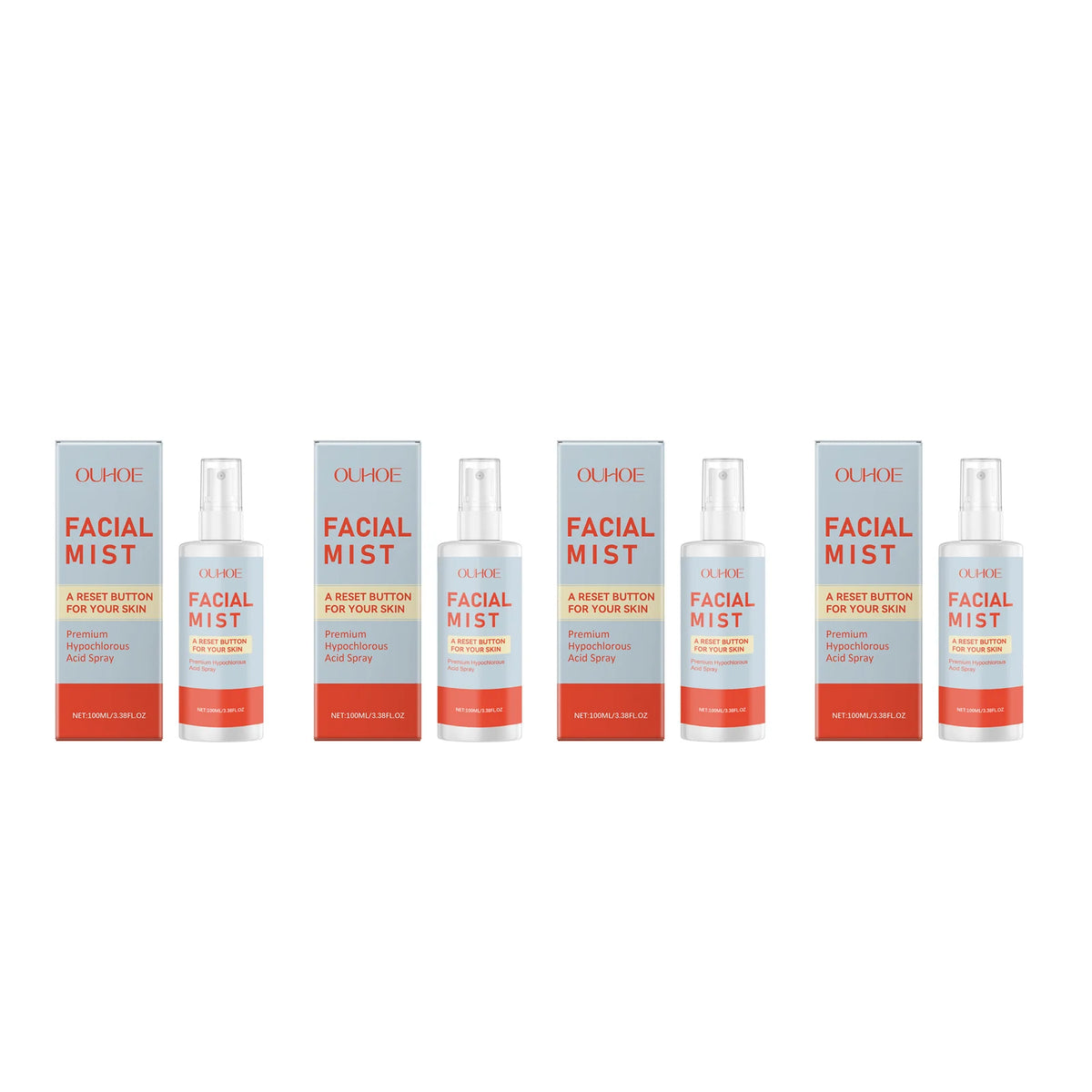 Hypochlorous Acid Facial Spray — Soothing, Acne & Redness Relief Skin Mist
