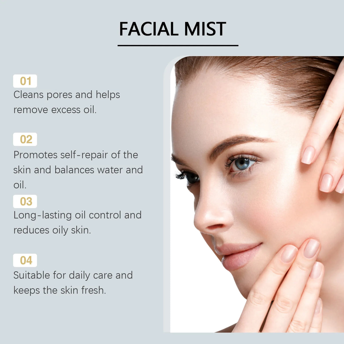 Hypochlorous Acid Facial Spray — Soothing, Acne & Redness Relief Skin Mist