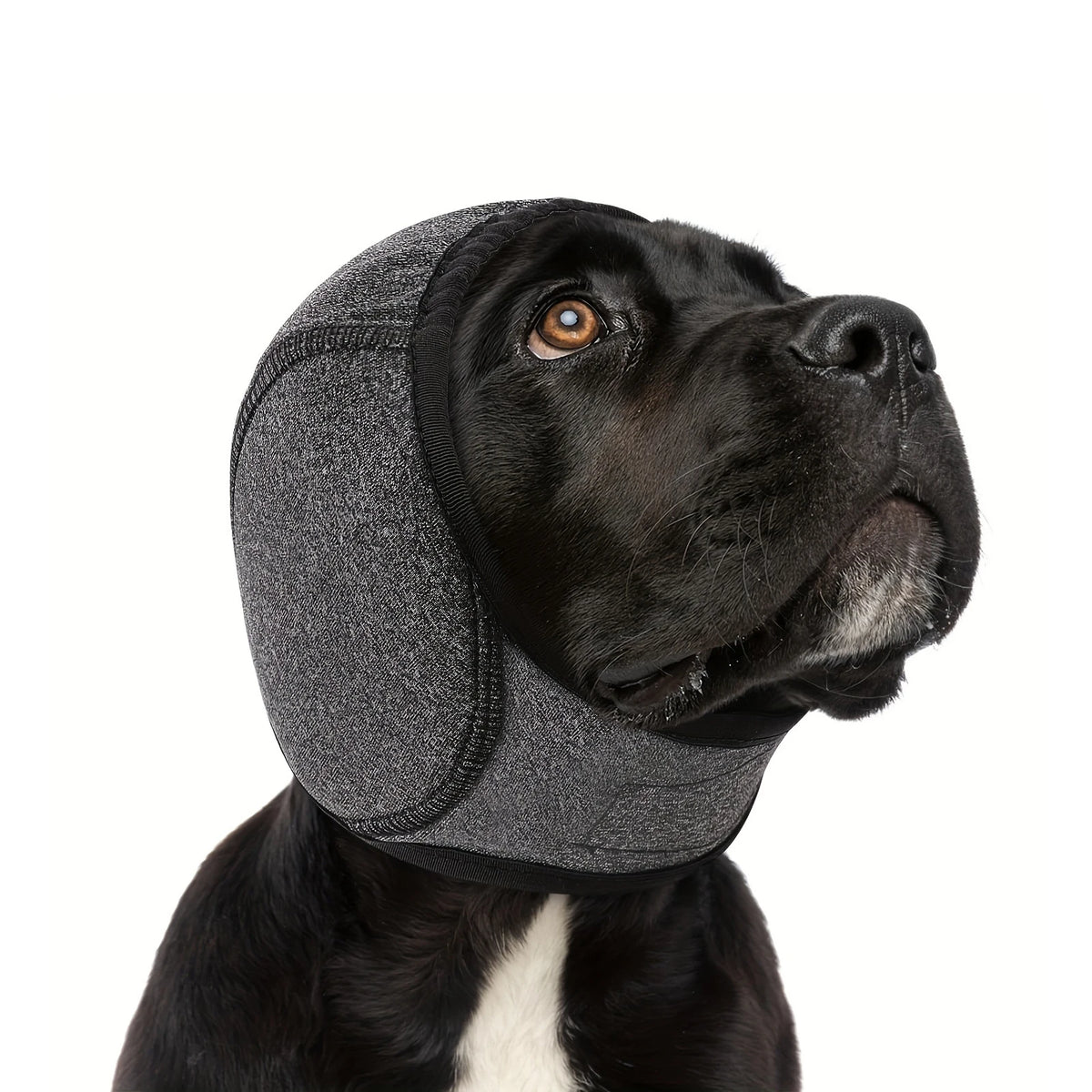 Dog Calming Hoodie Wraparound Design Dogs No Shake Ear Wraps Soft Comfortable Earmuffs for Hematoma Care Bathing Drying Swimming
