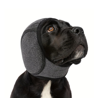 Dog Calming Hoodie Wraparound Design Dogs No Shake Ear Wraps Soft Comfortable Earmuffs for Hematoma Care Bathing Drying Swimming
