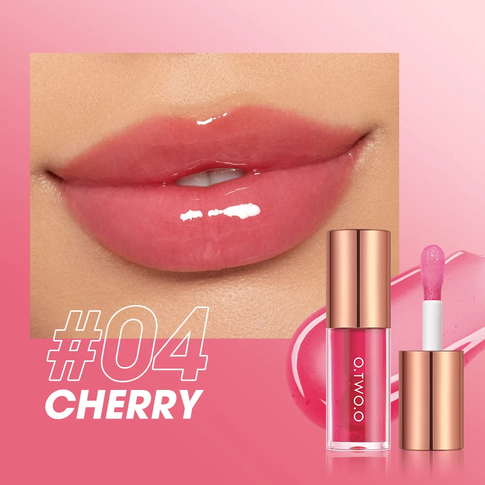 O.TWO.O Lip Oil Gloss — Moisturising, Non-Sticky & Plumping Lip Treatment