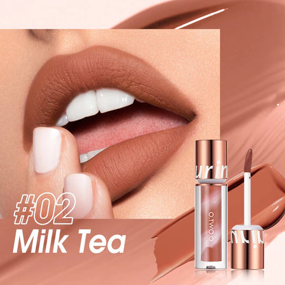 O.TWO.O Liquid Lipstick — 24H Waterproof Velvet Matte in 8 Named Shades