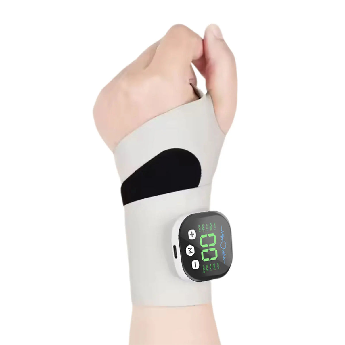 EMS Electric Wrist Massager — 10-Mode Cordless Pain Relief