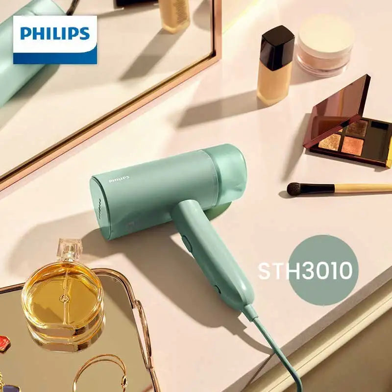 Philips Handheld Garment Steamer — Foldable, Fast-Heat & Sanitising Steam