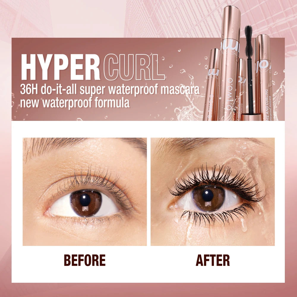 O.TWO.O Mascara & Eyeliner Set — Waterproof, Volumising & Long-Wearing Eye Makeup Duo
