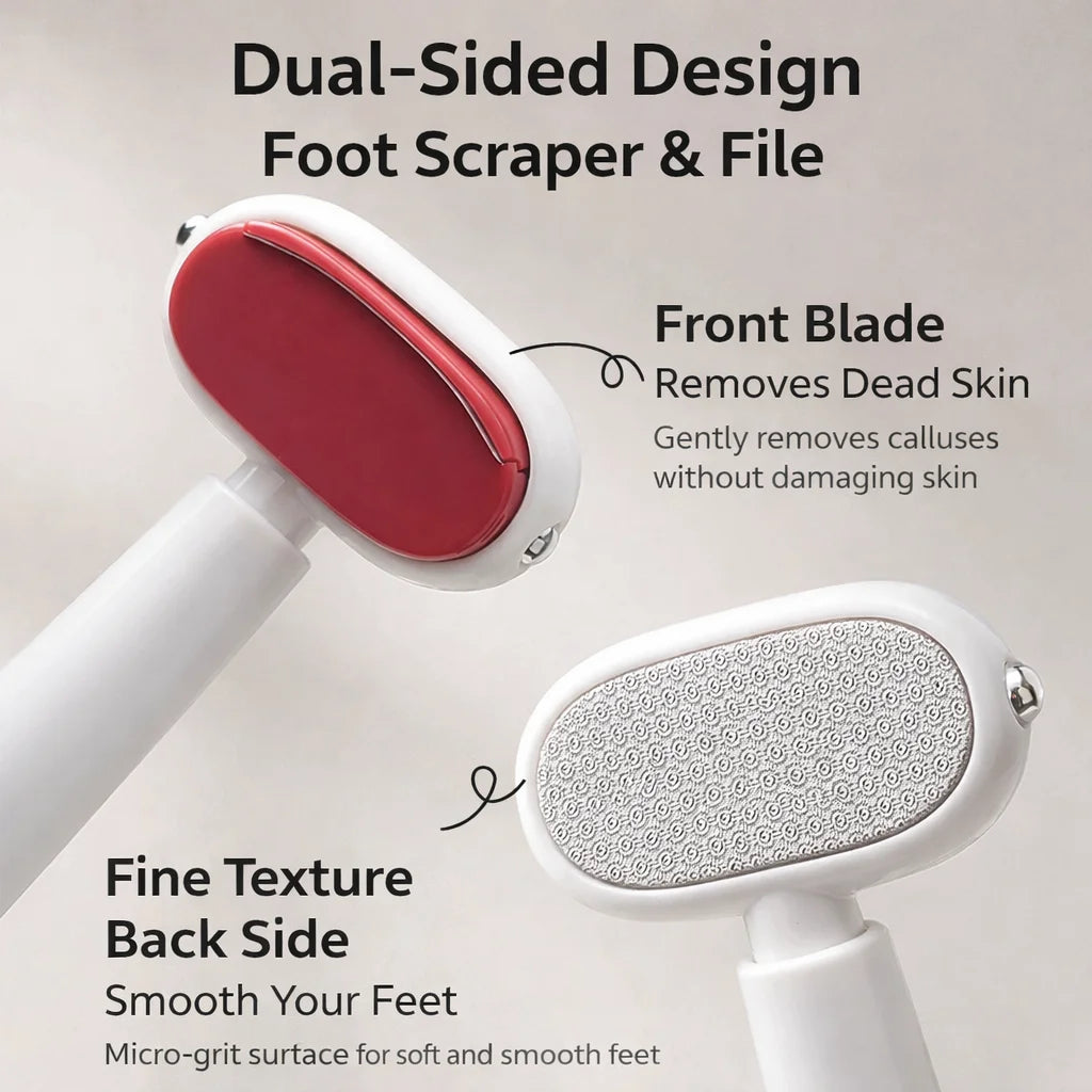 Double-Sided Foot Rasp & Callus Remover — Professional Pedicure File for Smooth, Silky Feet
