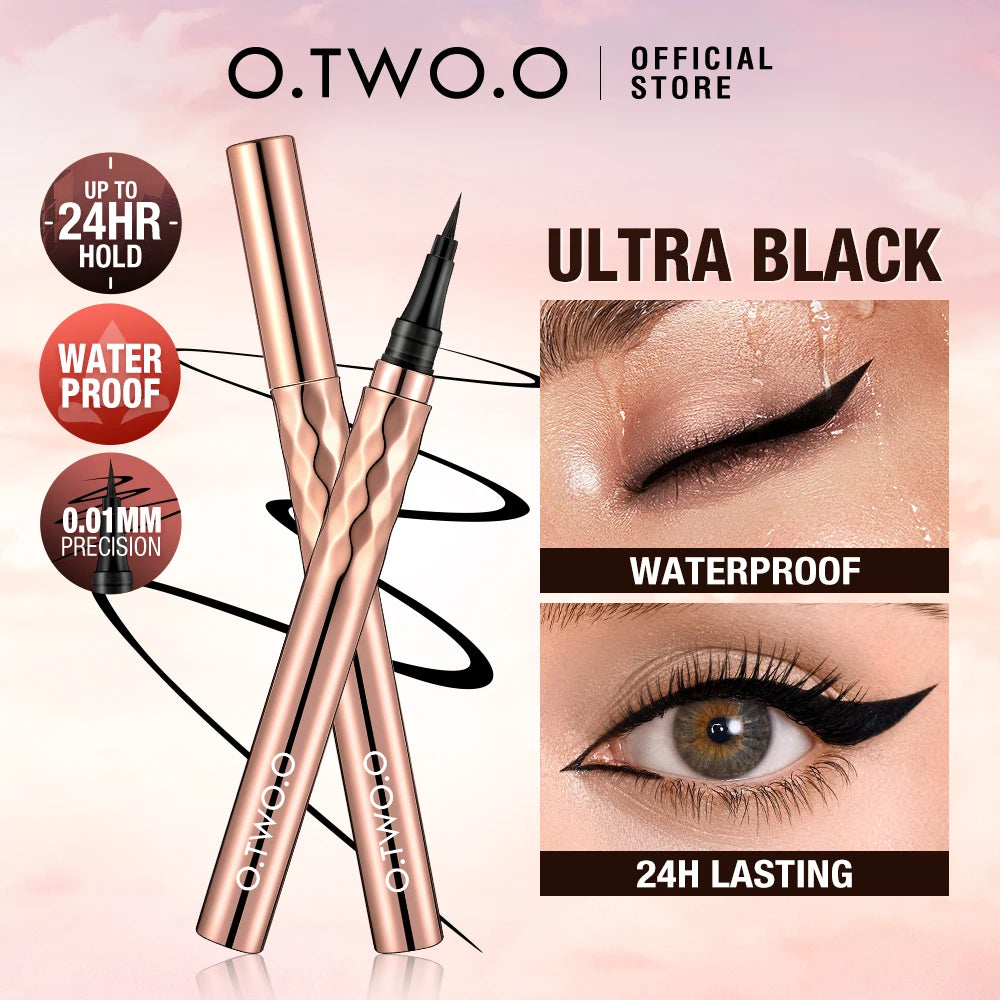 O.TWO.O Mascara & Eyeliner Set — Waterproof, Volumising & Long-Wearing Eye Makeup Duo