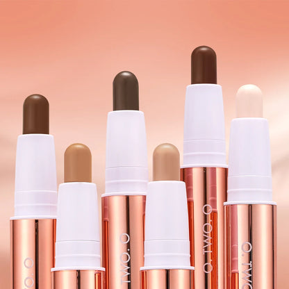 O.TWO.O Double Head Contour & Highlight Stick — Sculpt, Define & Brighten in One