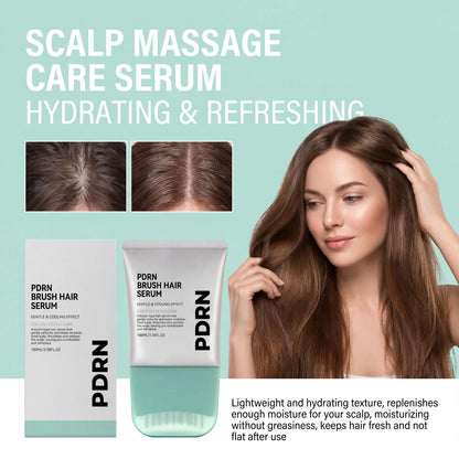 PDRN Hair Serum with Built-In Brush — Anti Hair Loss, Scalp Nourishing & Root Strengthening Treatment