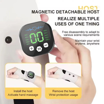 EMS Electric Wrist Massager — 10-Mode Cordless Pain Relief