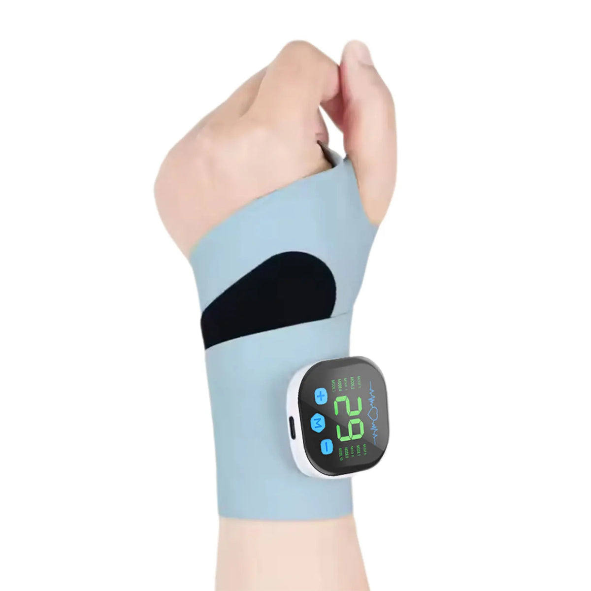 EMS Electric Wrist Massager — 10-Mode Cordless Pain Relief