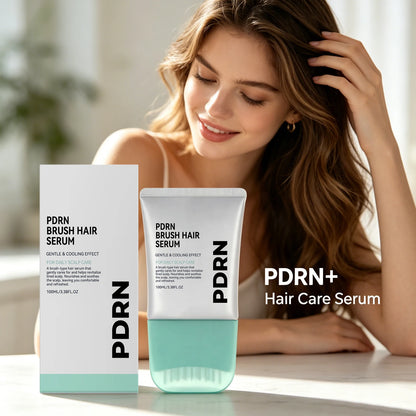 PDRN Hair Serum with Built-In Brush — Anti Hair Loss, Scalp Nourishing & Root Strengthening Treatment