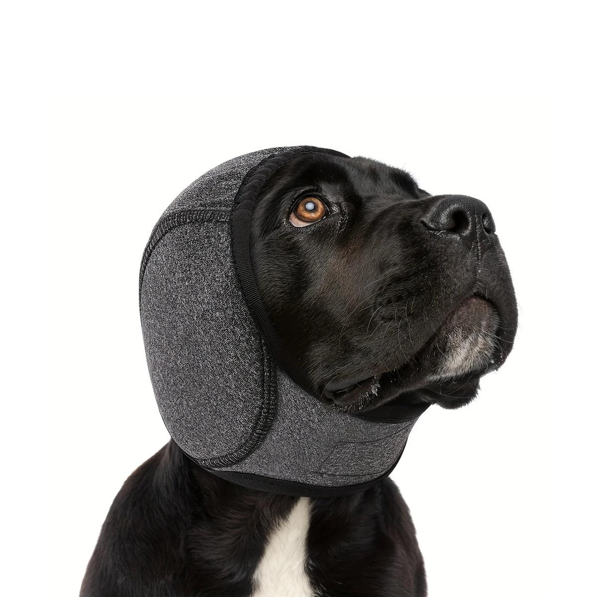 Dog Calming Hoodie Wraparound Design Dogs No Shake Ear Wraps Soft Comfortable Earmuffs for Hematoma Care Bathing Drying Swimming