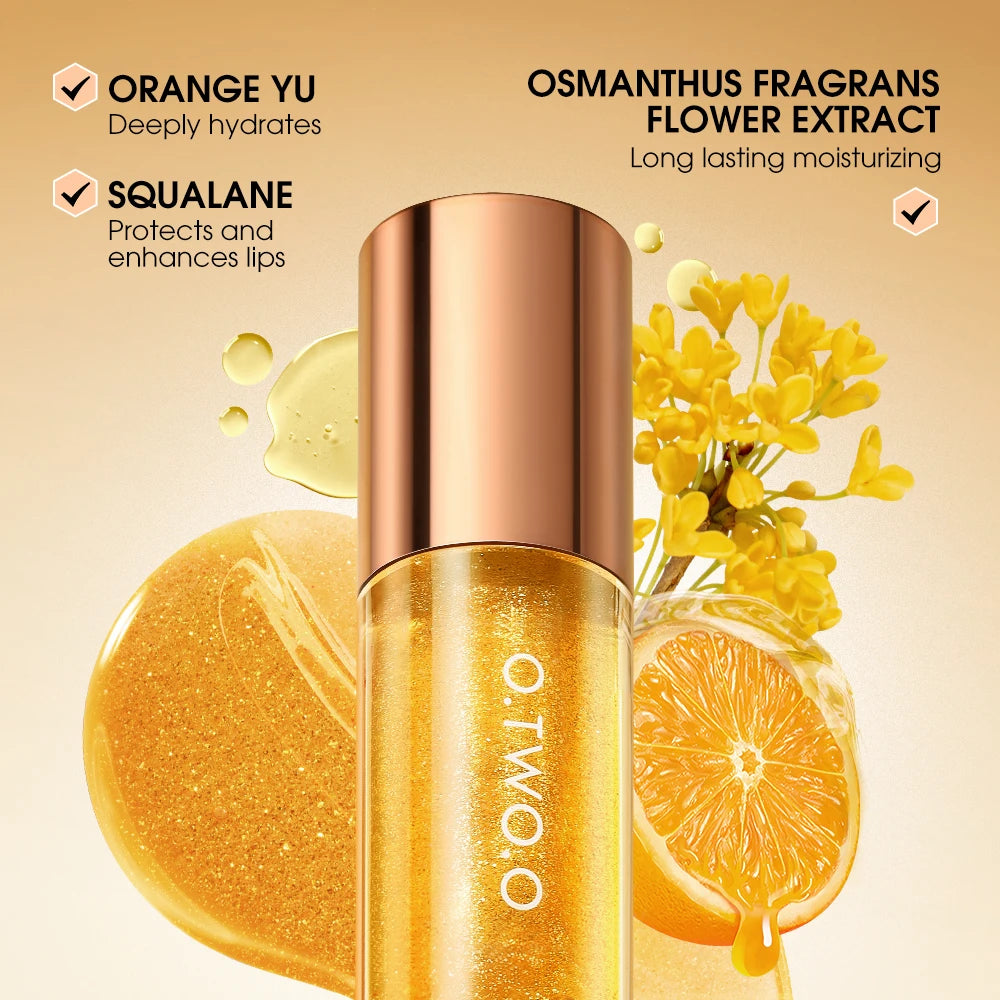 O.TWO.O Lip Oil Gloss — Moisturising, Non-Sticky & Plumping Lip Treatment