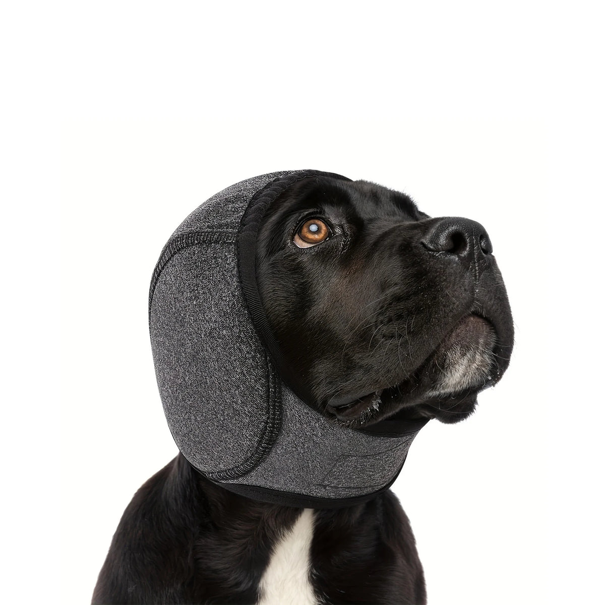 Dog Calming Hoodie Wraparound Design Dogs No Shake Ear Wraps Soft Comfortable Earmuffs for Hematoma Care Bathing Drying Swimming