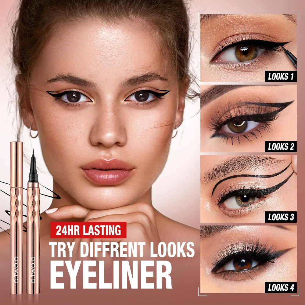O.TWO.O Mascara & Eyeliner Set — Waterproof, Volumising & Long-Wearing Eye Makeup Duo