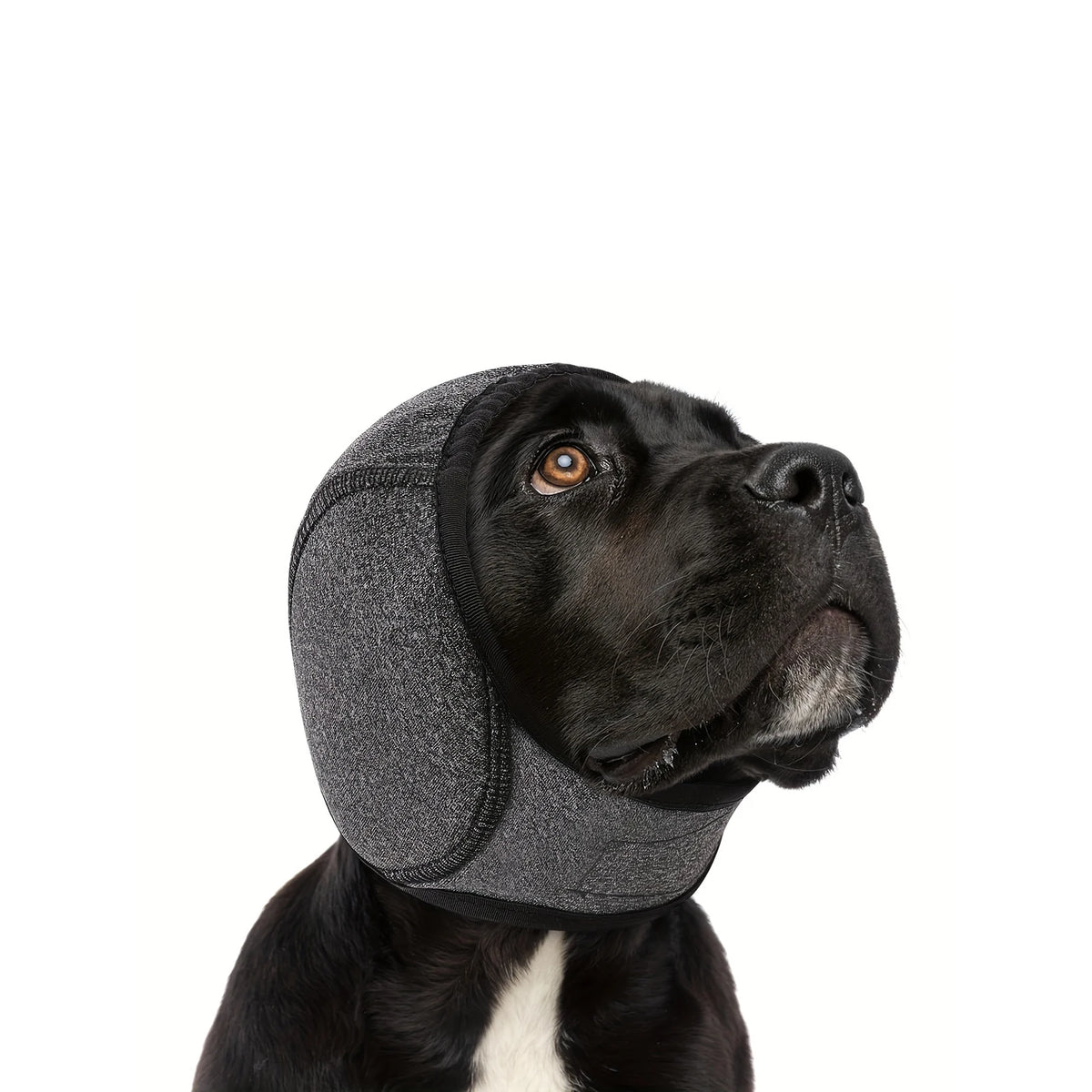 Dog Calming Hoodie Wraparound Design Dogs No Shake Ear Wraps Soft Comfortable Earmuffs for Hematoma Care Bathing Drying Swimming