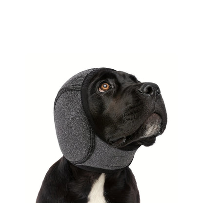 Dog Calming Hoodie Wraparound Design Dogs No Shake Ear Wraps Soft Comfortable Earmuffs for Hematoma Care Bathing Drying Swimming