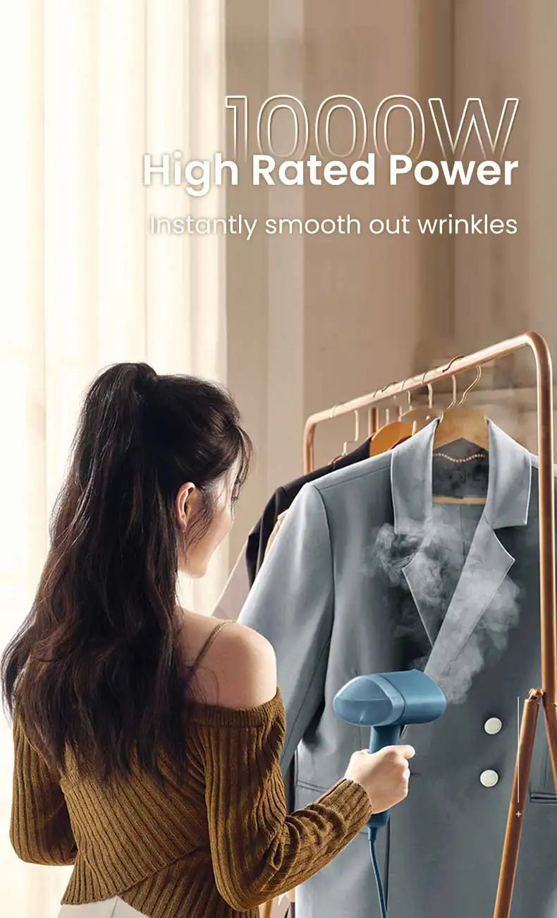 Philips Handheld Garment Steamer — Foldable, Fast-Heat & Sanitising Steam