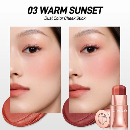 O.TWO.O 3-in-1 Cream Blush Stick — Eyes, Cheeks & Lips
