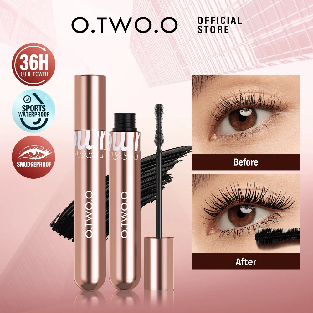 O.TWO.O Mascara & Eyeliner Set — Waterproof, Volumising & Long-Wearing Eye Makeup Duo