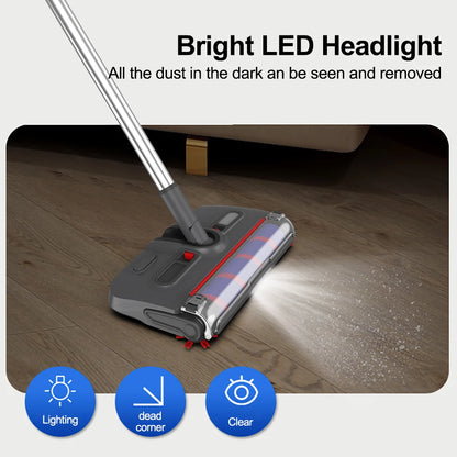 Electric Sweeper Carpet Cleaner Wireless Portable Cleaning Machine Handheld Floor Sweeper Household Rotating Electric Floor Mop