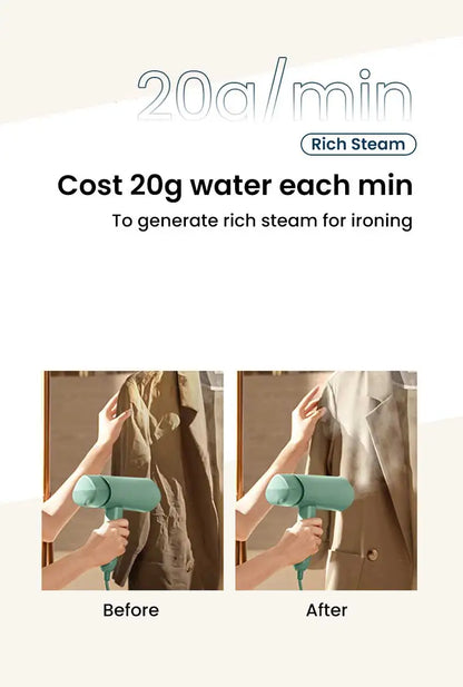 Philips Handheld Garment Steamer — Foldable, Fast-Heat & Sanitising Steam