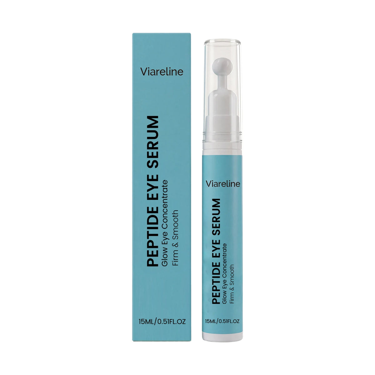 Roll-On Peptide Firming Eye Serum Smooth Fine Lines Brightening Eyes Area Reduce Dark Circles Puffiness Anti-Wrinkle Eye Essence