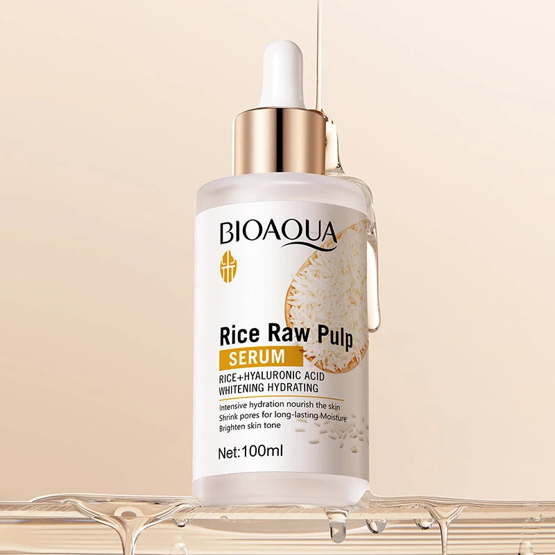 BIOAQUA White Rice Face Serum — Anti-Ageing, Brightening & Deep Moisturising