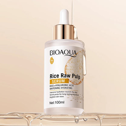 BIOAQUA White Rice Face Serum — Anti-Ageing, Brightening & Deep Moisturising